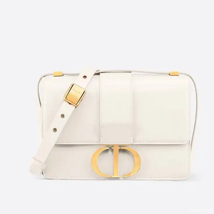 Calfskin White Box 30 Bag Dior Montaigne 0504